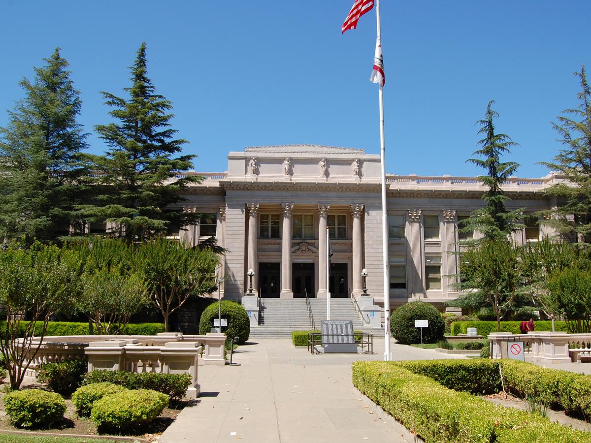 The Yolo County Courthouse in California.